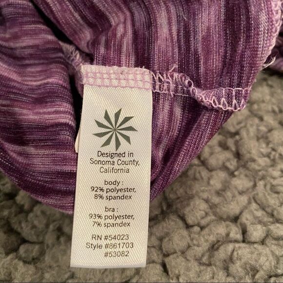 Athleta Purple Racerback Tank Top Size X Small - Picture 2 of 11